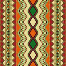 Kente cloth pattern
